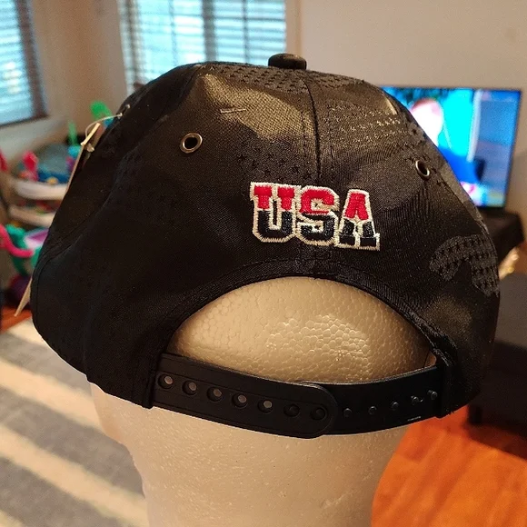 Zion Midnight Navy U.S.A. 🇺🇸 Veteran Patriot Series Premium Snapback - Picture 3 of 3